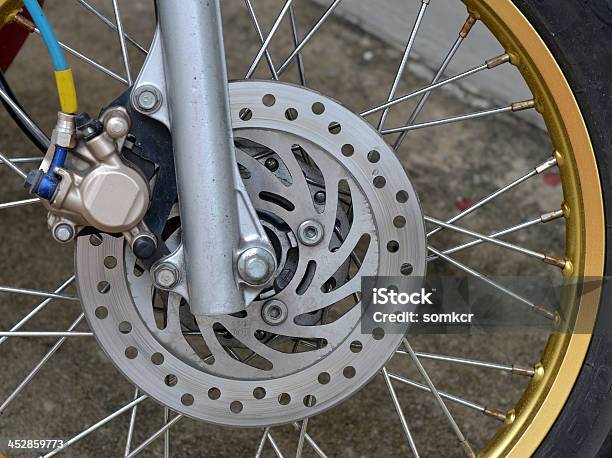 Abs Brakes Of Motorcycle Stock Photo - Download Image Now - Bicycle, Brake, Chrome