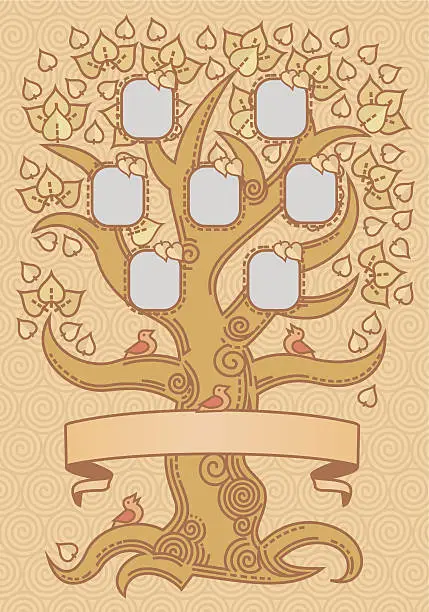 Vector illustration of tree