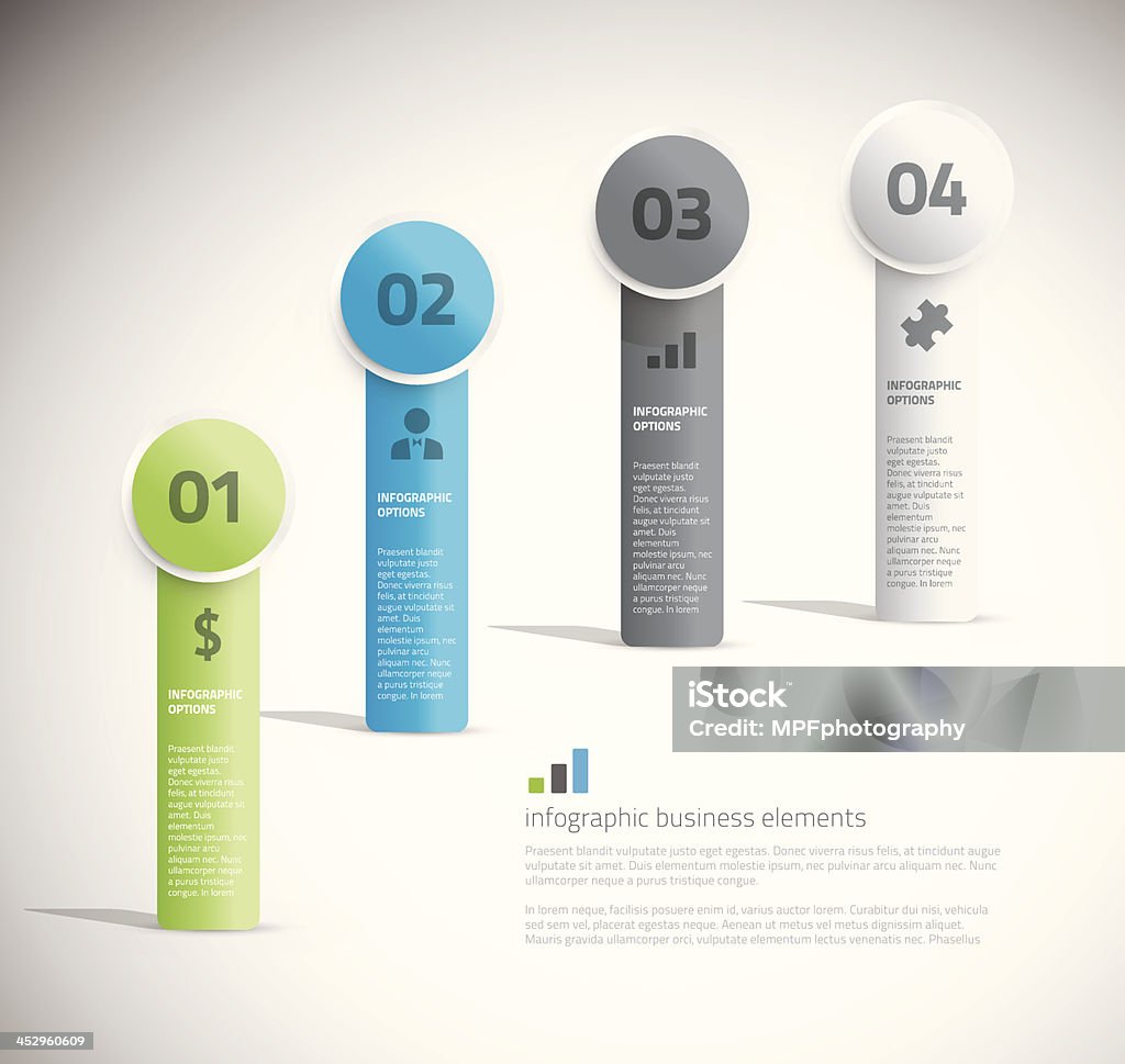 Elementi di business infografica vettoriale Cool - arte vettoriale royalty-free di Affari