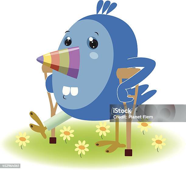 Blessé Blue Bird Vecteurs libres de droits et plus d'images vectorielles de Blessure physique - Blessure physique, Oiseau, Bon rétablissement - Petite phrase