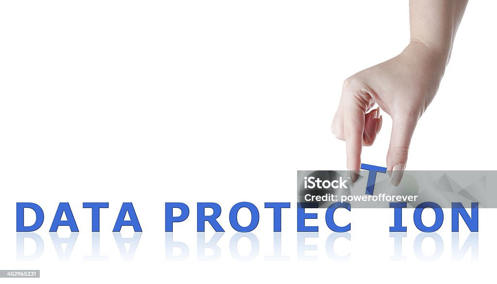 Protezione dei dati - Foto stock royalty-free di Adulto