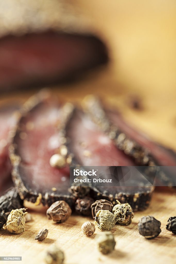 Carne defumada - Foto de stock de Carne de Vaca royalty-free