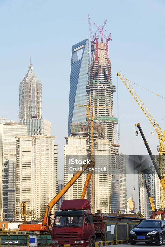 Construcción - Foto de stock de Shanghái libre de derechos