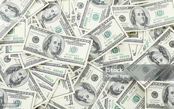 Background With Money American Hundred Dollar Bills Stock Photo - Download Image Now