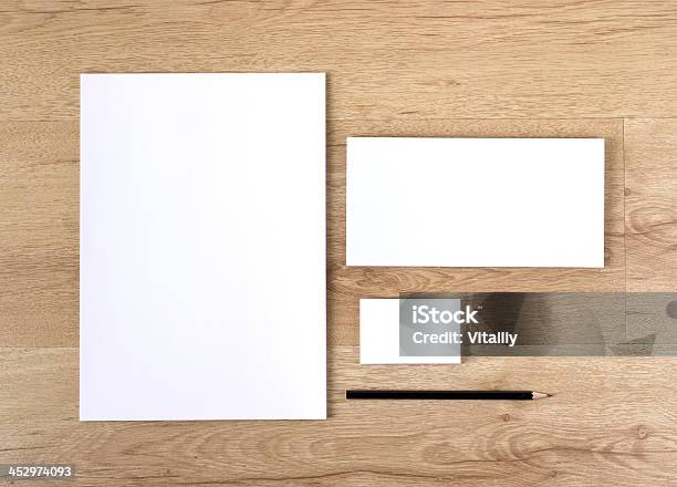 Branding Identity Stock Photo - Download Image Now - Letterhead, Business Card, Blank