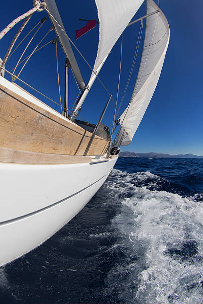istock Sailing boat  in the sea 452983573
