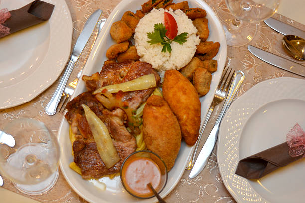 istock Fresh food on the plate 452983869