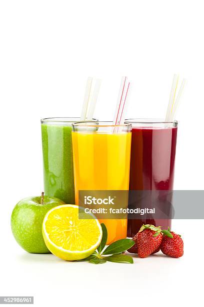 Fruit Juice Stock Photo - Download Image Now - Front View, Smoothie, Cut Out