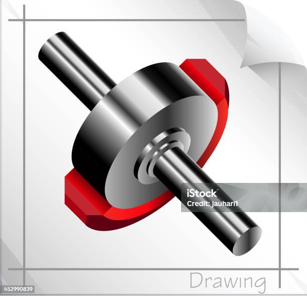 Technical Illustration Cut Out Section Stock Illustration - Download ...