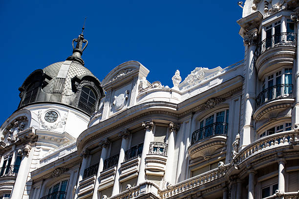 istock Old ornamental building at Gran Via in Madrid, Spain 452991897