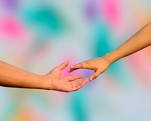 istock Stretch your hand for someone to help, handshaking 452992955