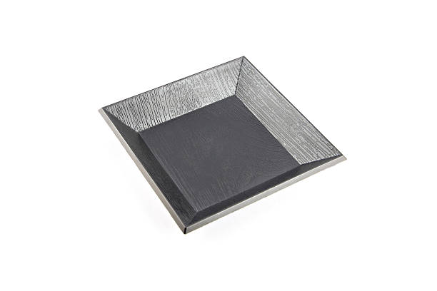 istock Black Wood dishes on the white background. 452996887