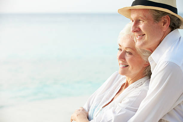 istock Affectionate Senior Couple On Tropical Beach Holiday 452997063