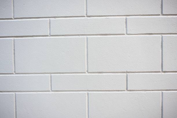 istock Brick wall of gray color close-up. 453005911