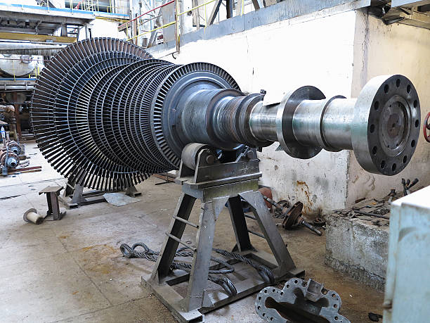 istock Power generator steam turbine during repair 453008271