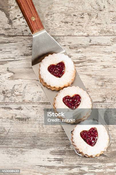 Homemade Cookies Valentines Day Stock Photo - Download Image Now - Chocolate, Colors, Cookie