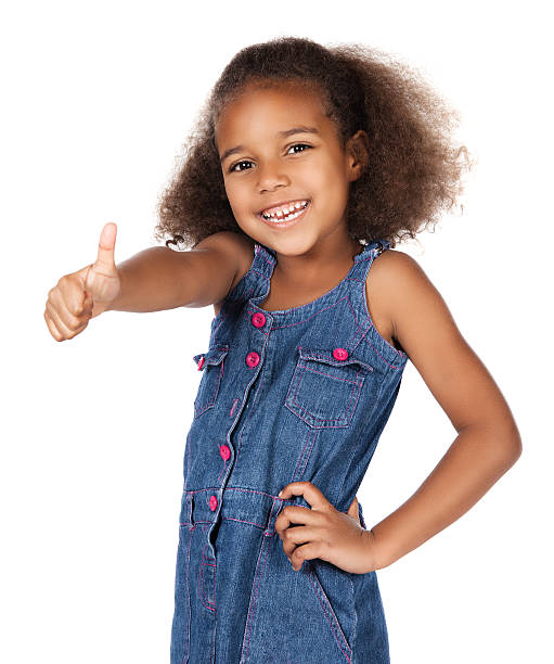 istock Cute african girl 453009781