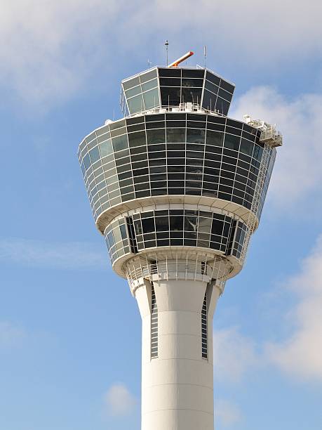istock Control tower at Munich Airport, Germany 453010037