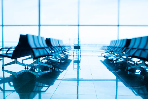 istock Empty seats in an airport 453011897