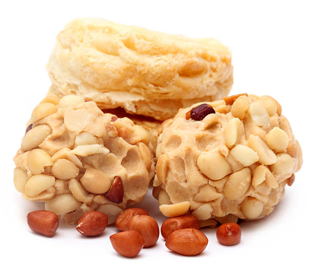 Peanut treat with fresh cookies