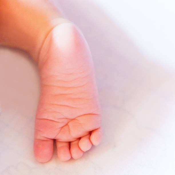 bebé cuadrados. - baby baby blanket human foot towel fotografías e imágenes de stock