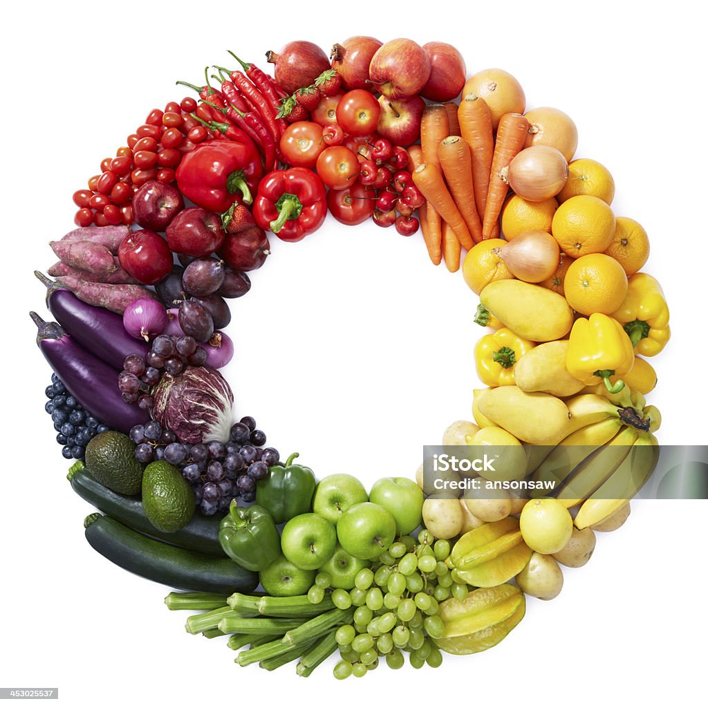 Roda de Cores - Foto de stock de Fruta royalty-free