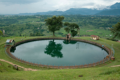 Small water reservoir for small scaled hydropower