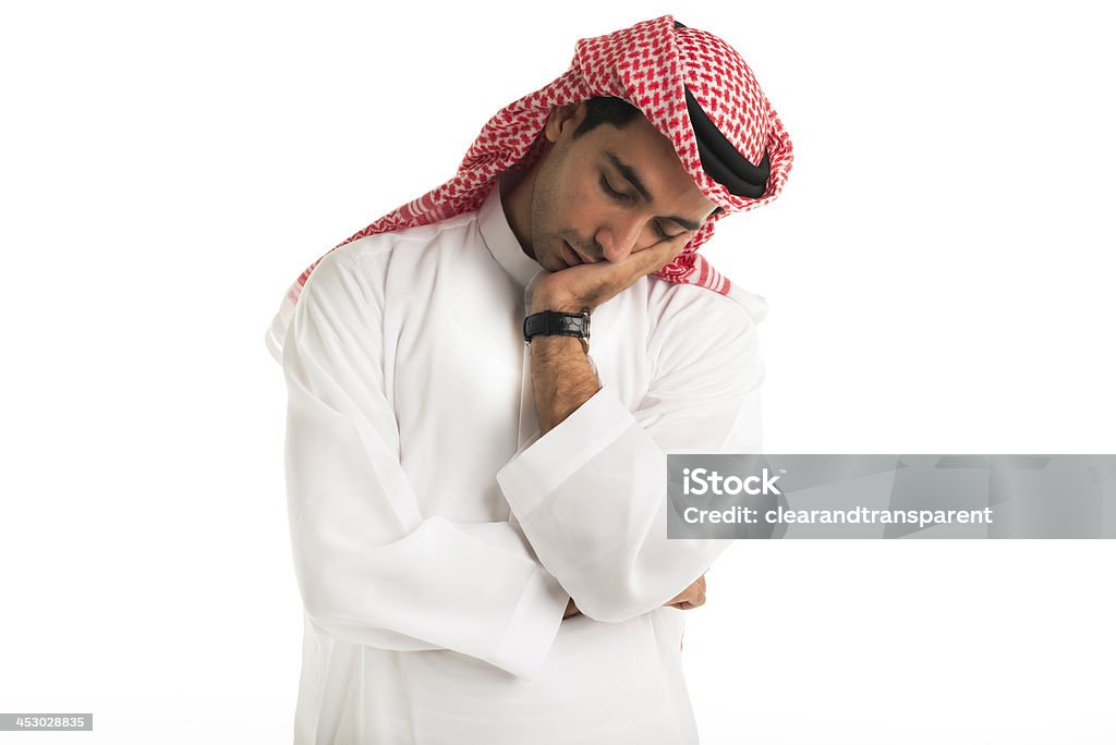 Арабский человек спит - Стоковые фото Аборигенная культура роялти-фри