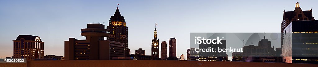 Vista panorámica de la ciudad de Milwaukee - Foto de stock de Milwaukee - Wisconsin libre de derechos