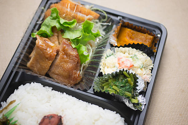 istock Japanese lunch box Chicken Teriyaki Bento 453031053