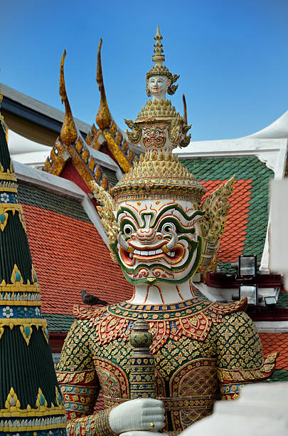 istock White giant guardian in Bangkok Thailand 453031919