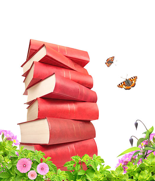 istock Books, flowers and butterflys 453032149