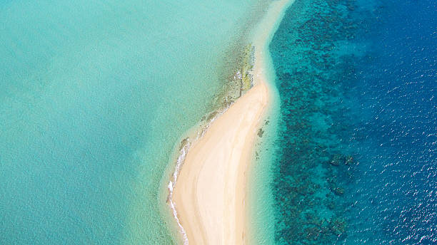 Cтоковое фото Аэрофотоснимок тропический остров