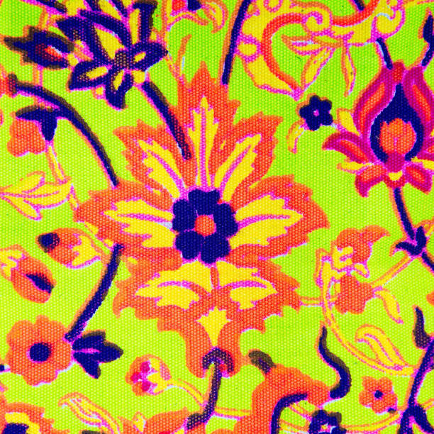 Colorful thai peruvian style rug surface close up. More of this motif & more textiles in my port.