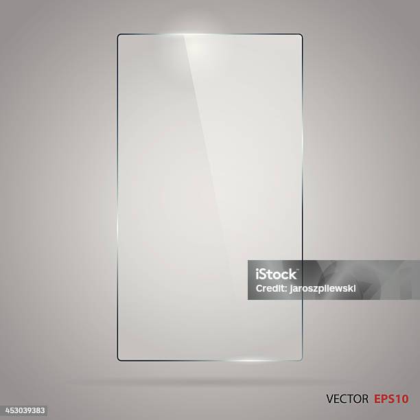 Rectangle Glass Frame Stock Illustration - Download Image Now - Glass - Material, Billboard, Cut Out