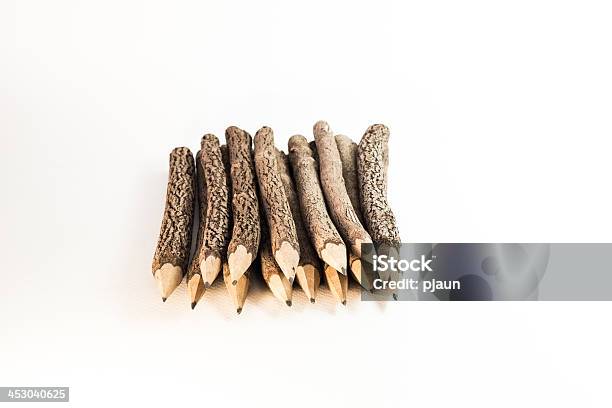 Bunch Of Pencils Stylized Tree Branch Stock Photo - Download Image Now - Art And Craft, Backgrounds, Branch - Plant Part