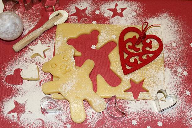 쿠키 - cookie heart shape shortbread christmas 뉴스 사진 이미지