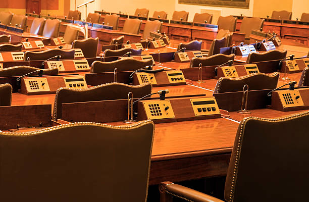 istock Court Room in State Capitol Building 453044359