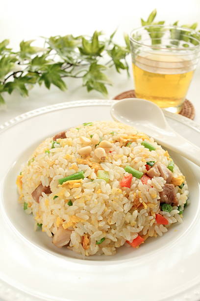istock chinese cuisine, green bean and chicken fried rice 453047535