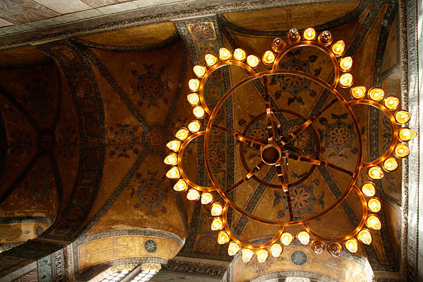 istock candlesticks of Hagia Sophia, Istanbul 453050703