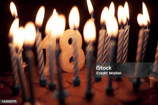 Eighteenth Birthday Cake Stock Photo - Download Image Now - 18-19 Years, 18th Birthday, Birthday