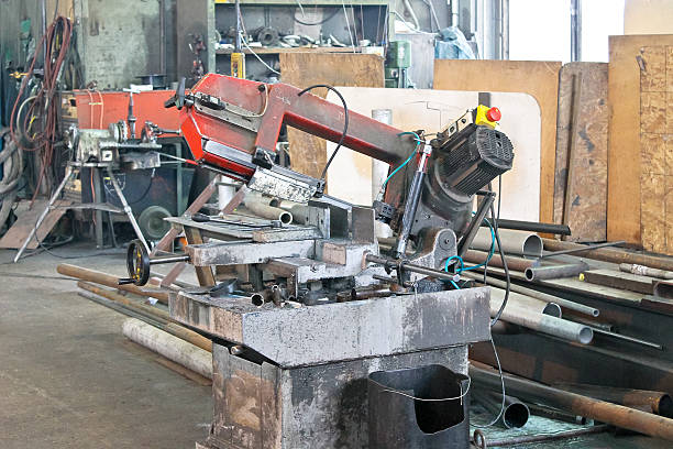 istock Machine tool for cutting metal in the production workshop 453051341