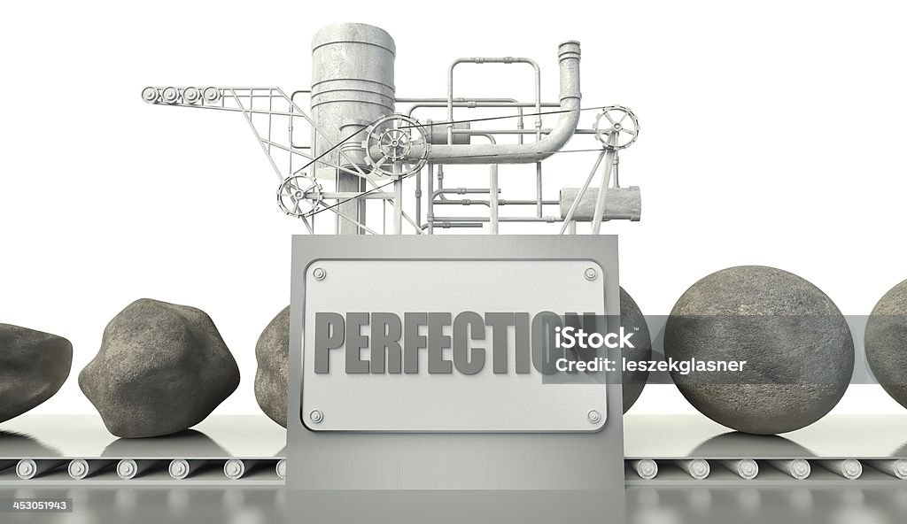 Concepto de imperfección de los y la perfección - Foto de stock de Certificado libre de derechos