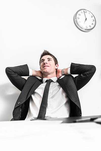 istock Business relaxing in the office 453061133