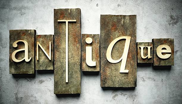 istock Antique concept with vintage letterpress 453061489