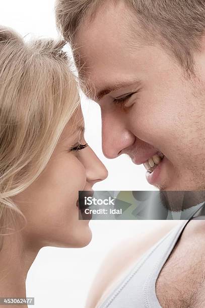 Portrait Of A Young Couple Stock Photo - Download Image Now - Adult, Adults Only, Affectionate