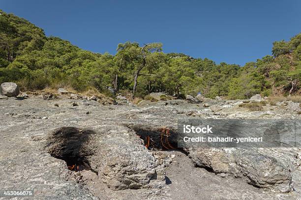 Mount Chimera Stock Photo - Download Image Now - Olympos - Antalya Province, Burning, Coal