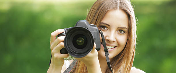 istock Beautiful young photographer 453068203