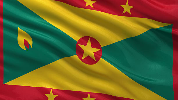 Flag of Grenada stock photo