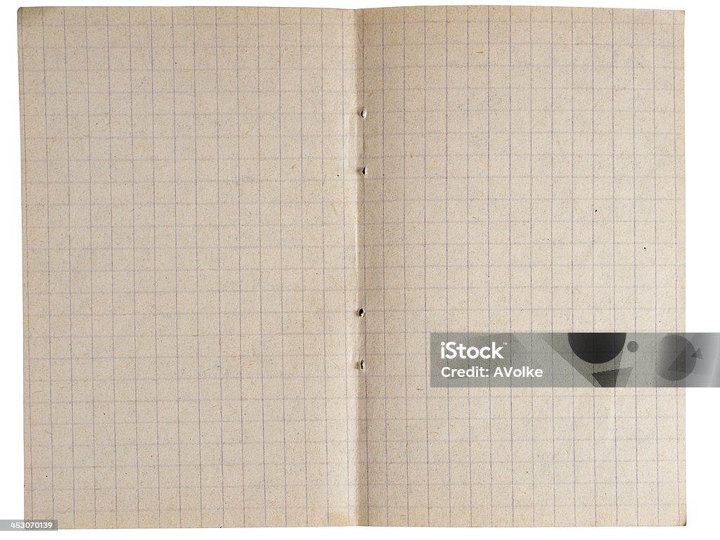 Seite von notebook mit Käfigen - Lizenzfrei Abstrakt Stock-Foto